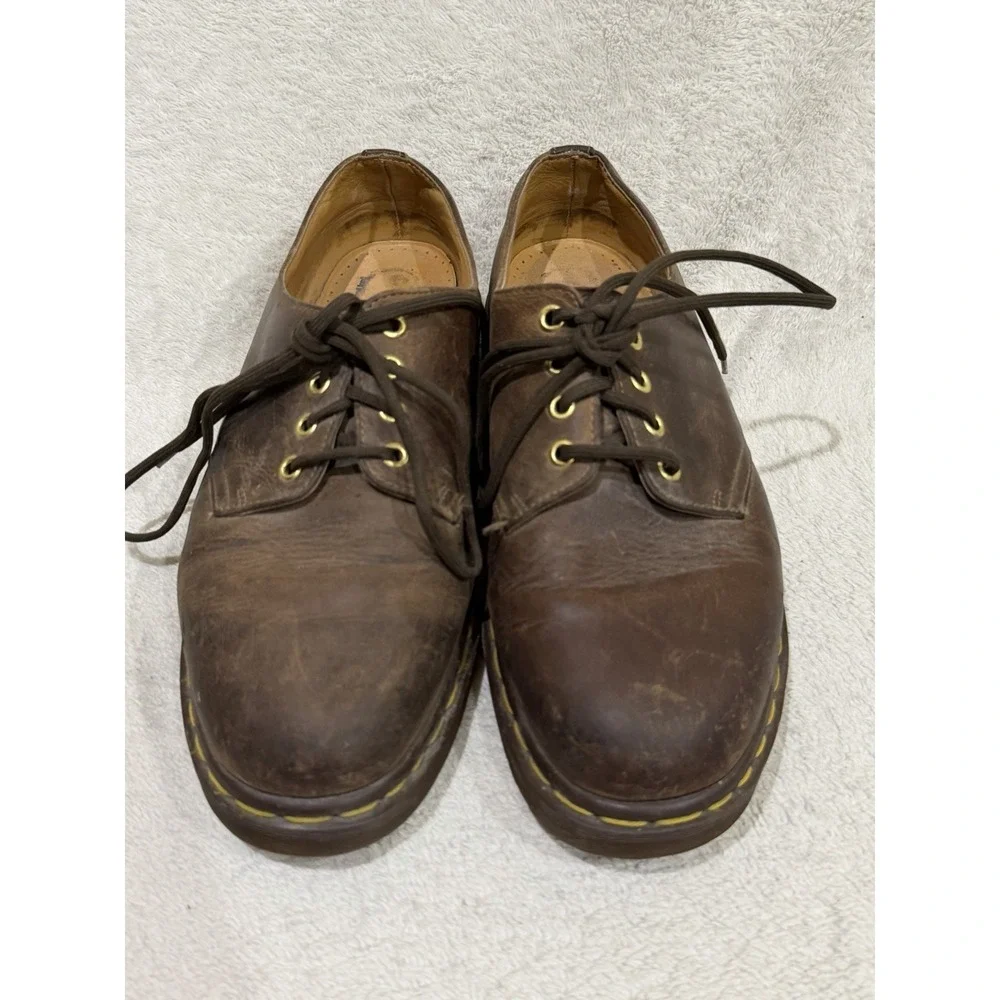 Vtg Doc Martens 1561/59 Oxford Shoes Brown Men's Size 11 Leather England